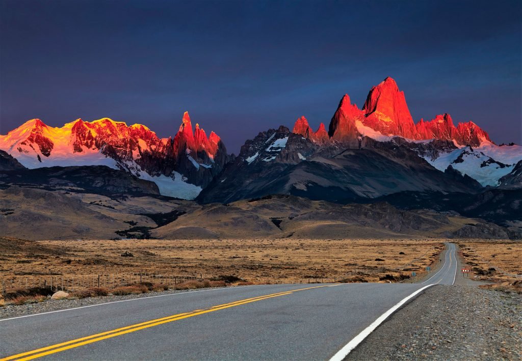 el chalten route patagonia argetina