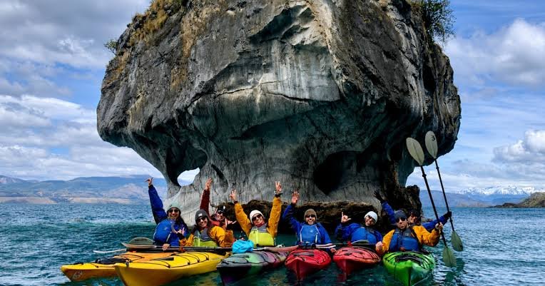 Capilla de Marmol Marble Chapels Carretera Austral Chile  